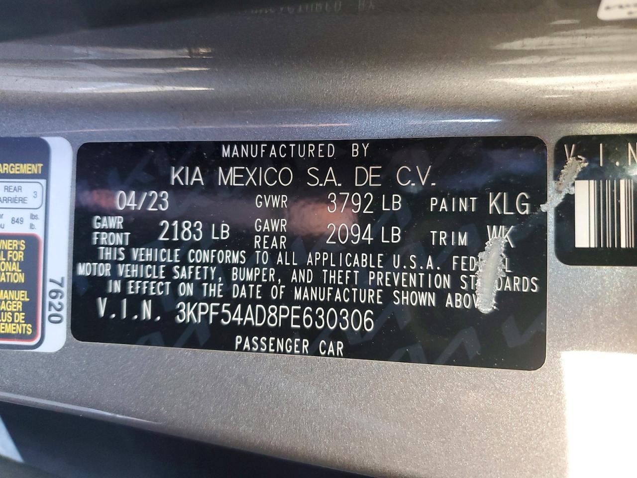 2023 KIA Forte gt Line