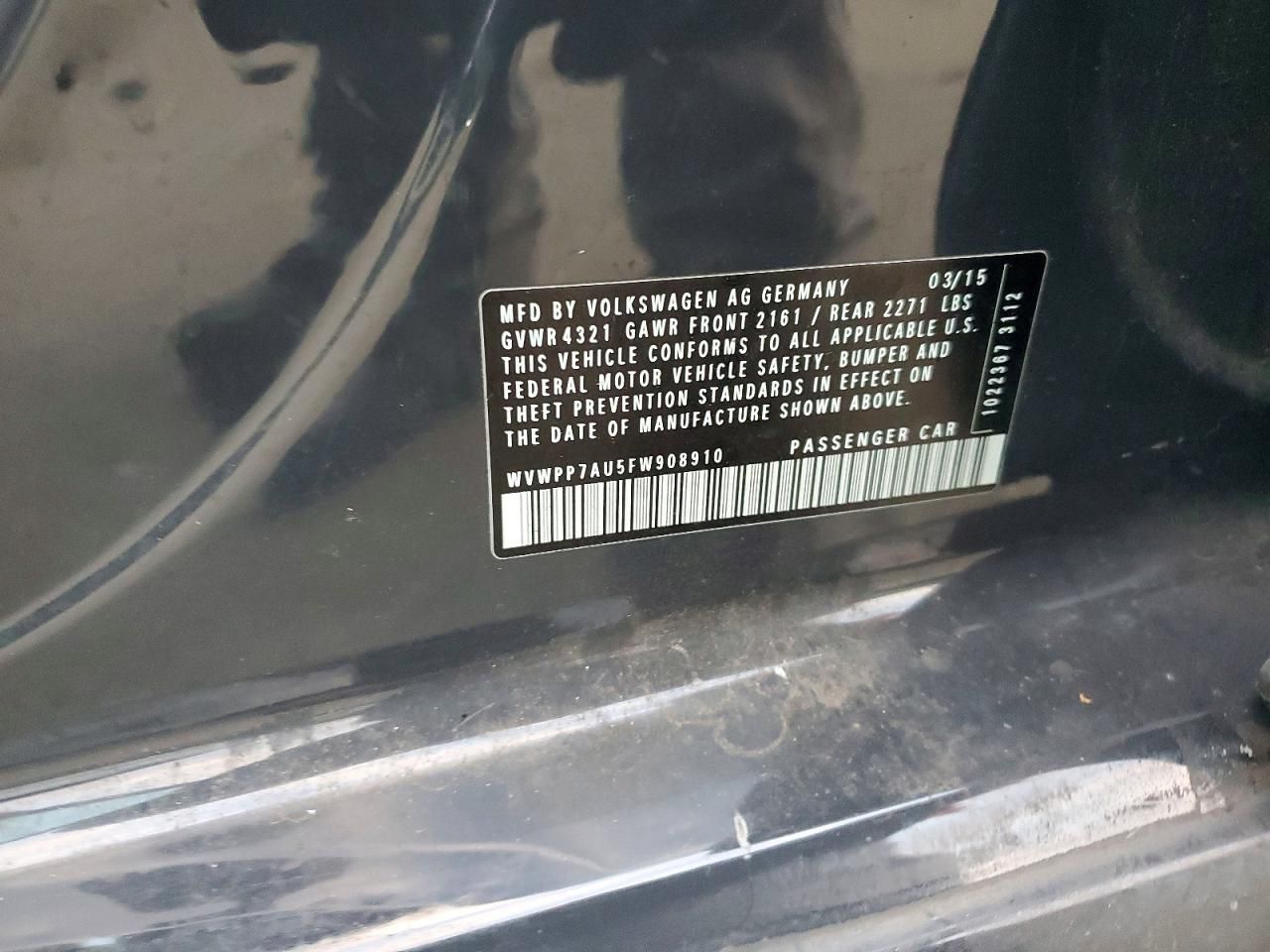 2015 Volkswagen E-golf sel Premium