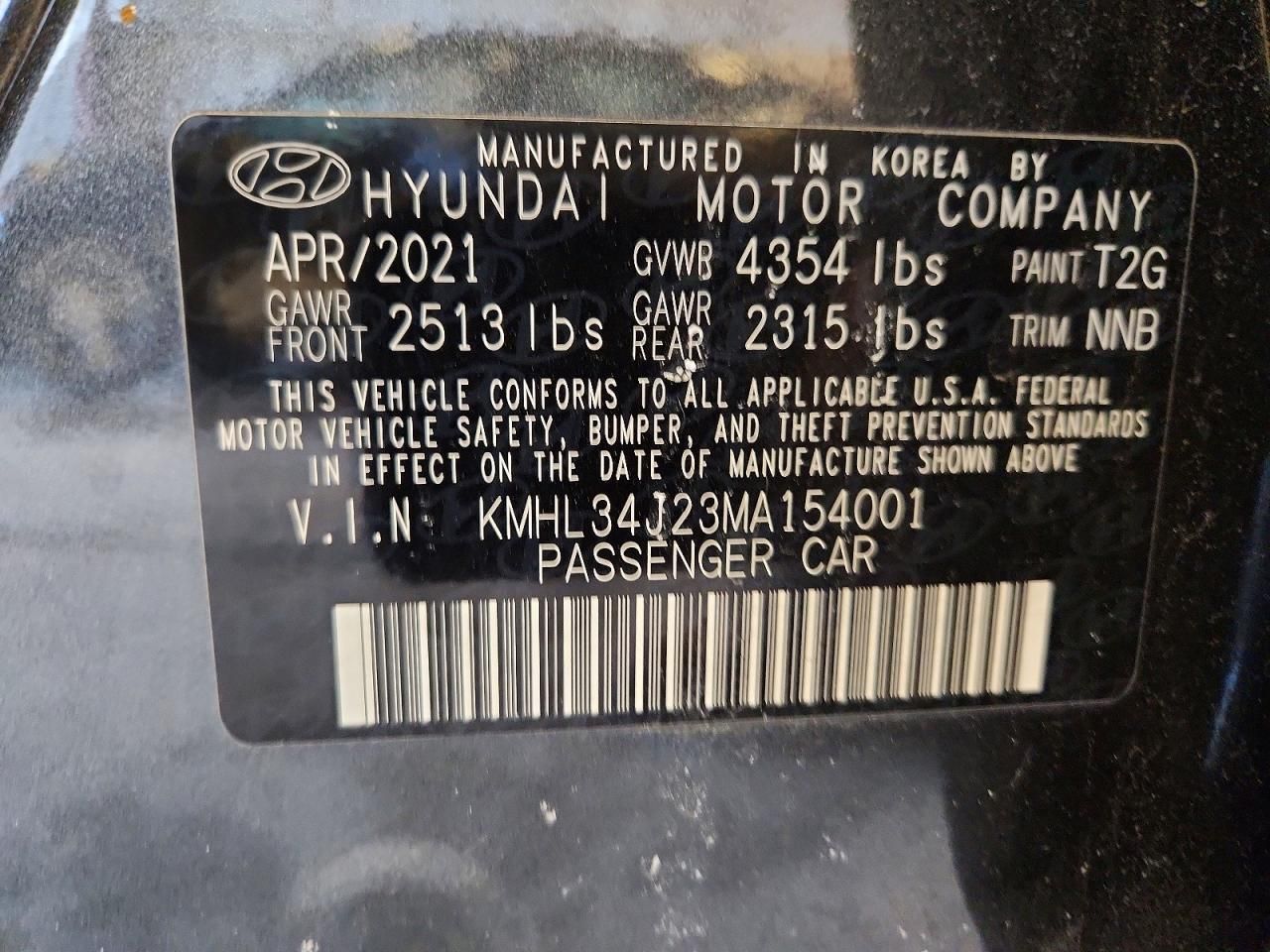 2021 Hyundai Sonata Limited