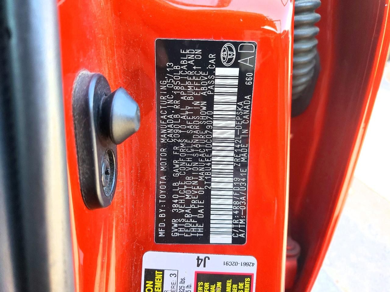 2013 Toyota Corolla Base