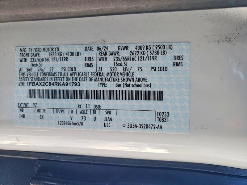 2024 Ford Transit T-350