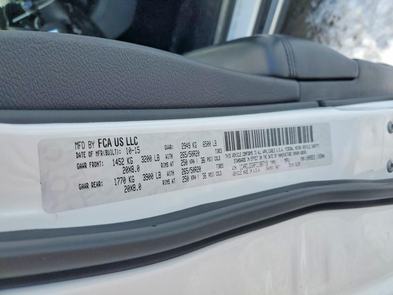 2015 Dodge Durango Limited