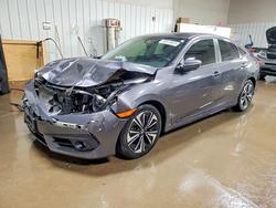 Salvage cars for sale from Copart Elgin, IL: 2018 Honda Civic exl