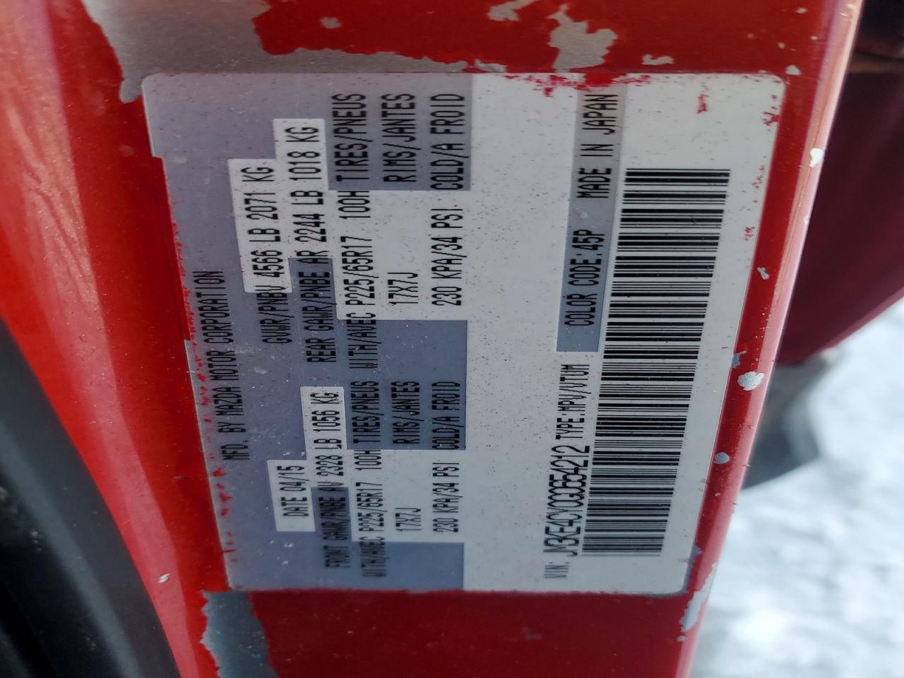 2016 Mazda Cx-5 Touring