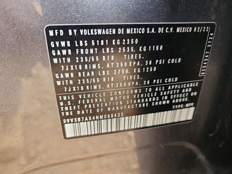 2022 Volkswagen Tiguan se