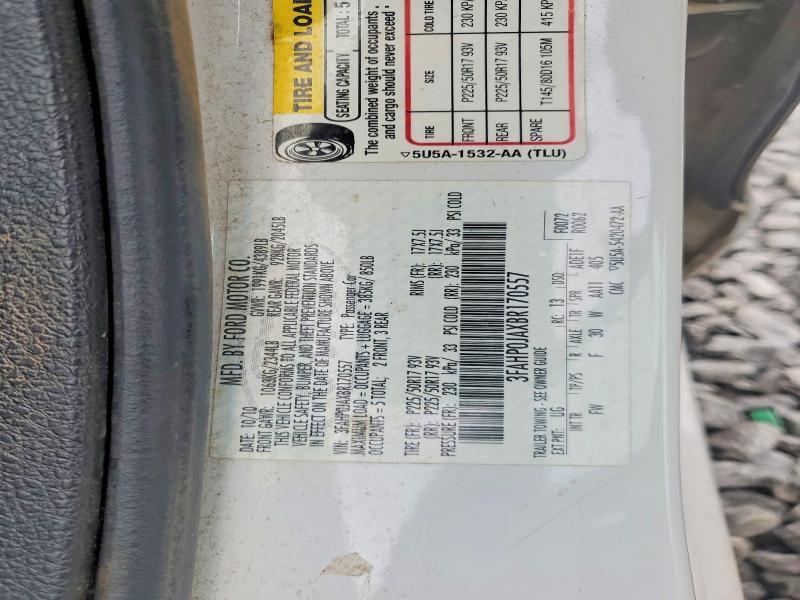 2011 Ford Fusion sel