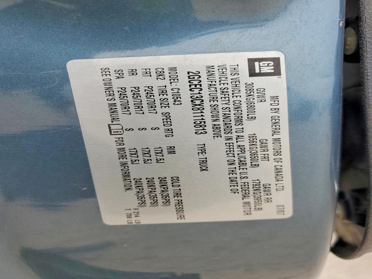 2008 Chevrolet Silverado C1500