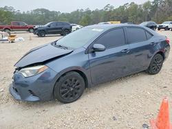 Salvage cars for sale from Copart Houston, TX: 2015 Toyota Corolla l