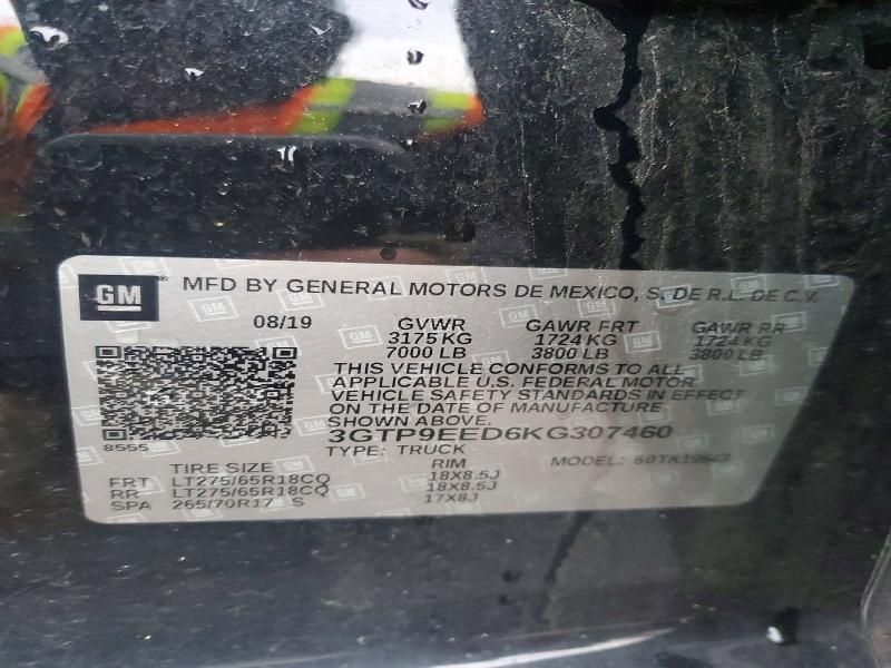 2019 GMC Sierra K1500 AT4