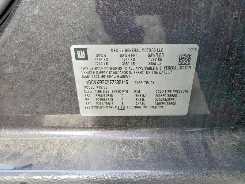 2015 Chevrolet Silverado K1500 LT