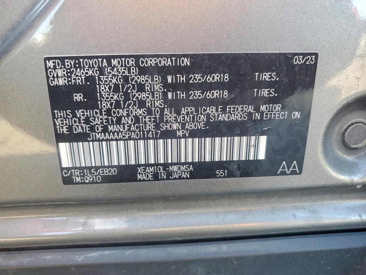 2023 Toyota Bz4x xle