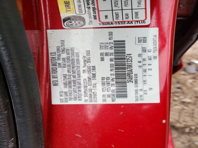 2011 Ford Fusion sel