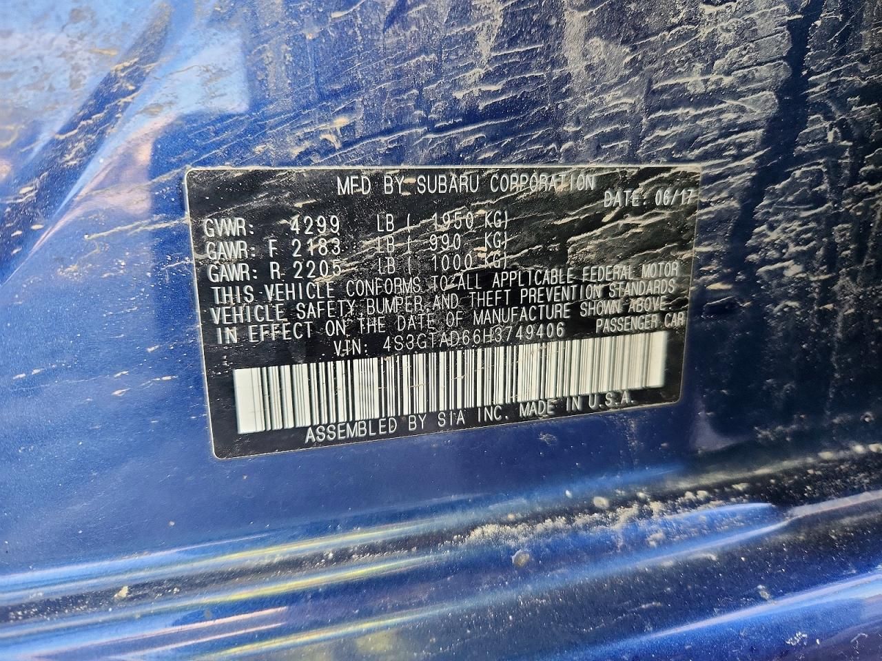 2017 Subaru Impreza Premium Plus