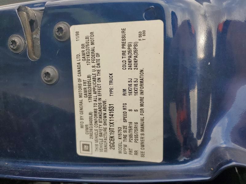 1999 Chevrolet Silverado K1500