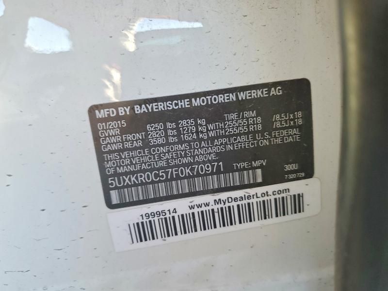 2015 BMW X5 Xdrive35i