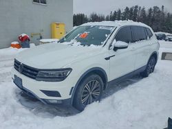 2018 Volkswagen Tiguan sel Premium en venta en Cookstown, ON