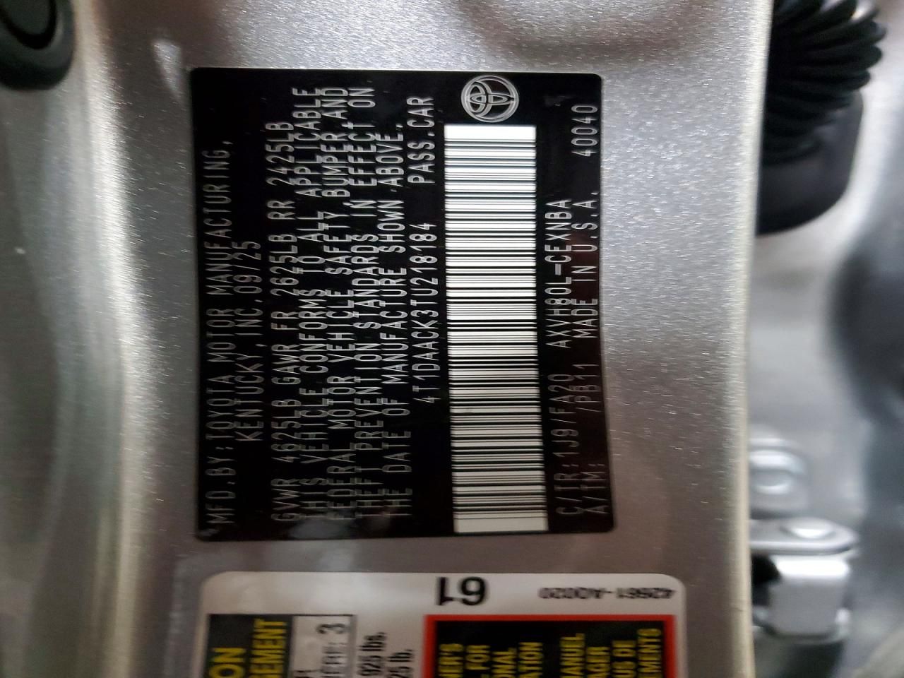 2026 Toyota Camry xse