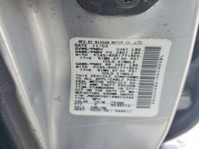 2004 Nissan Pathfinder le