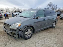 Honda Odyssey exl salvage cars for sale: 2007 Honda Odyssey exl