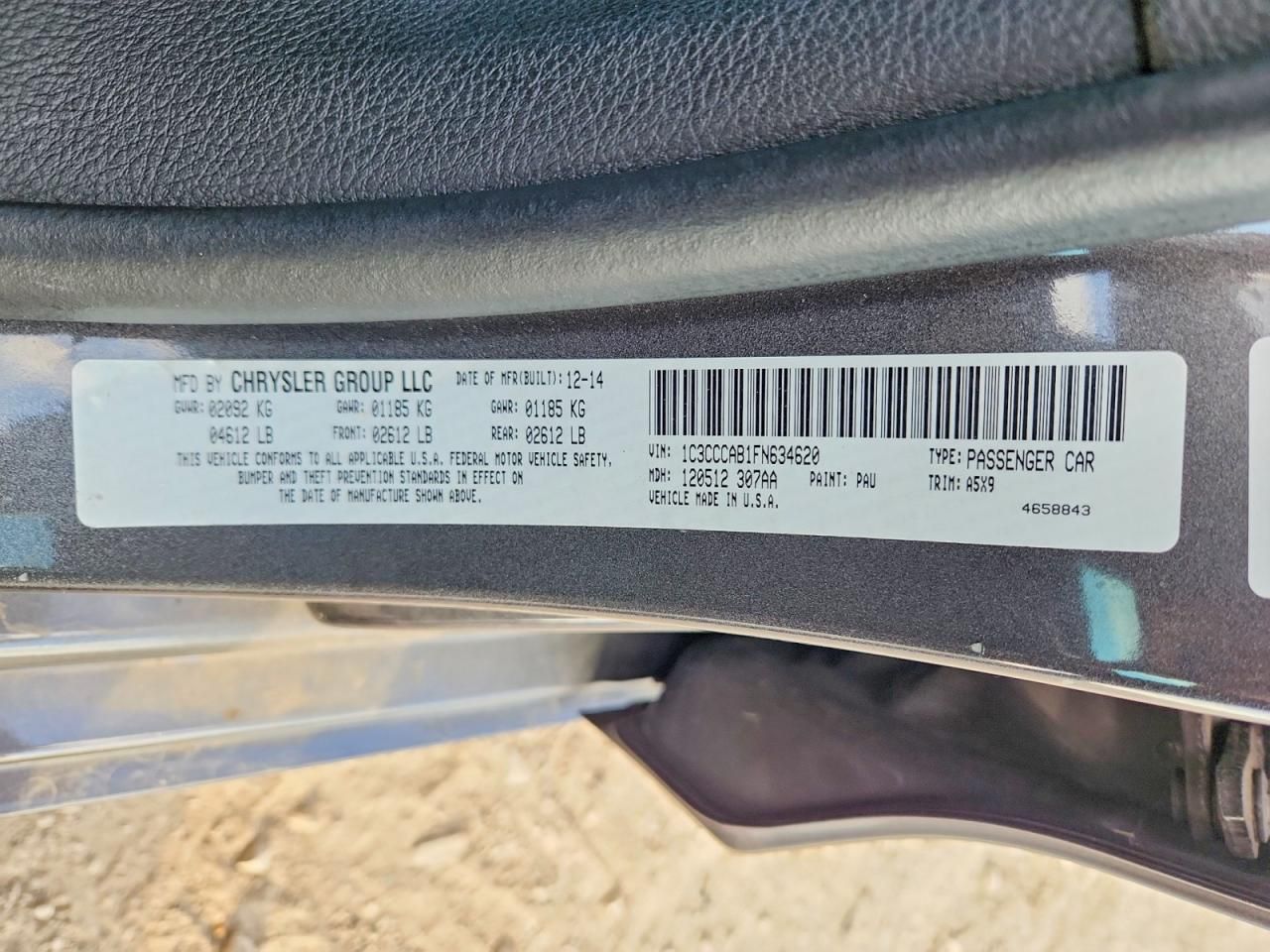 2015 Chrysler 200 Limited