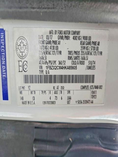 2017 Ford Transit Delivery van