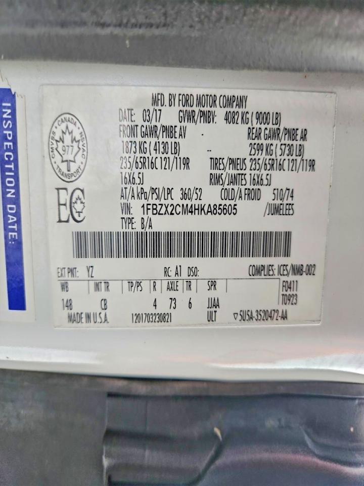 2017 Ford Transit Delivery van