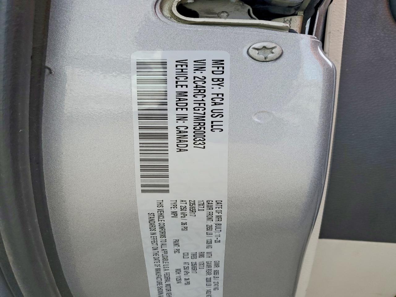 2021 Chrysler Pacifica Touring