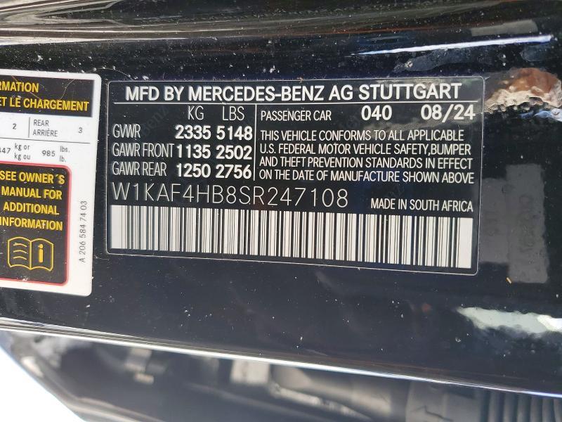 2025 Mercedes-Benz C 300 4matic