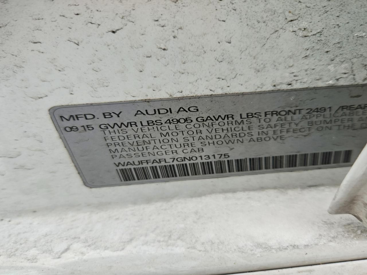 2016 Audi A4 Premium Plus S-line