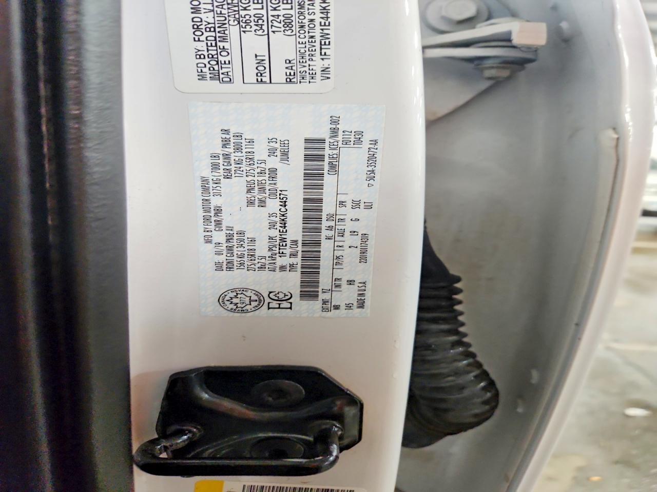 2019 Ford F150 Supercrew