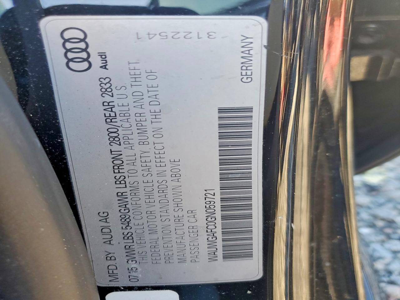 2016 Audi A7 Premium Plus