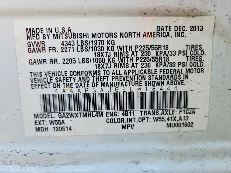 2014 Mitsubishi Outlander Sport es