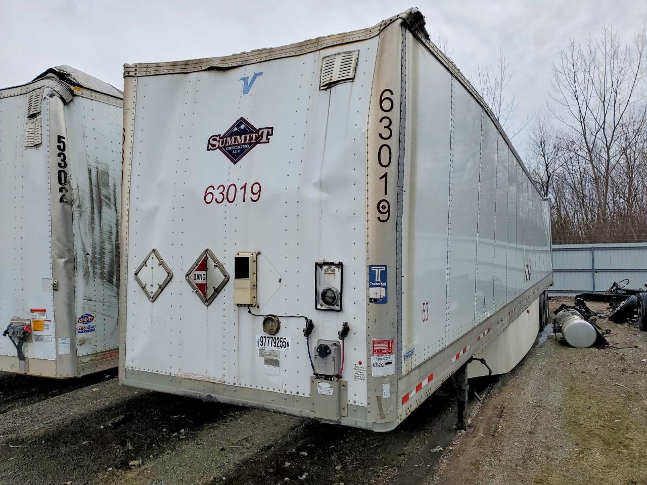 2014 Vanguard DRY Van Trailer