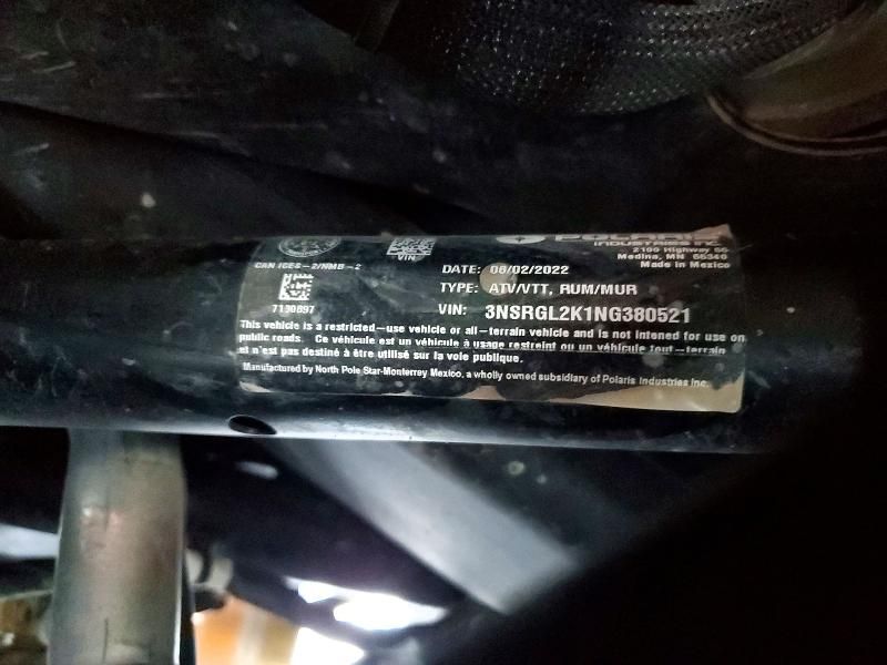 2022 Polaris Rzr pro r Utility Vehicle