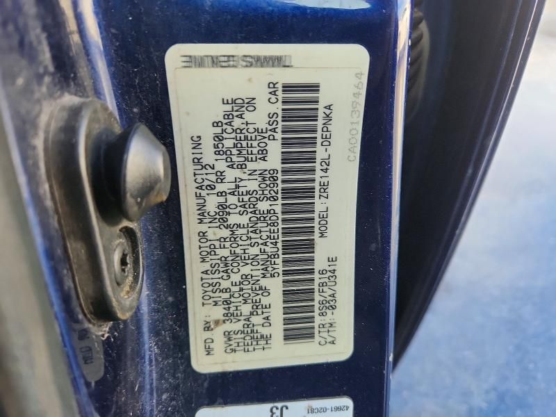 2013 Toyota Corolla Base