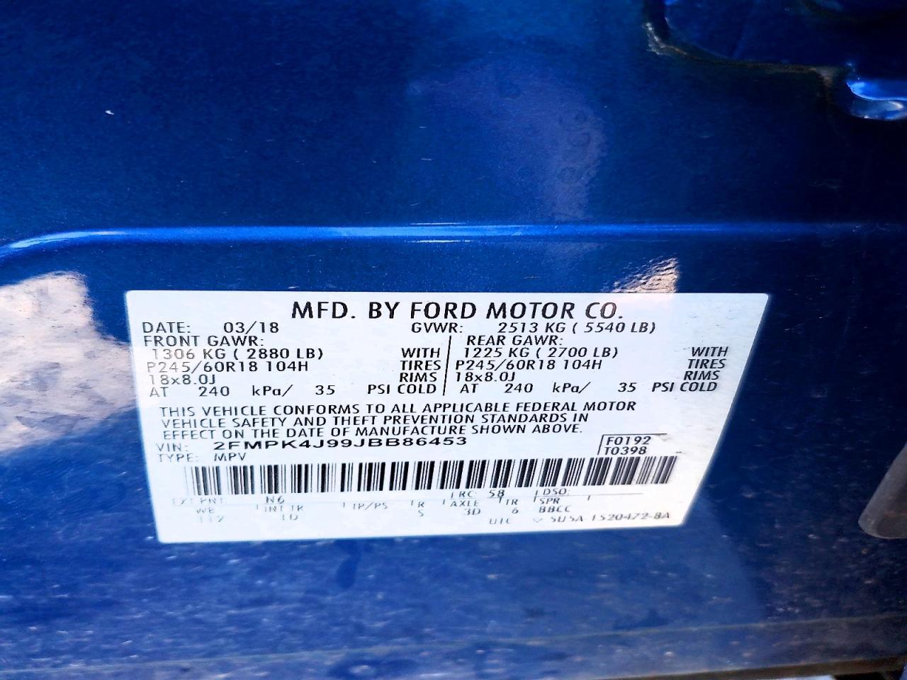 2018 Ford Edge sel