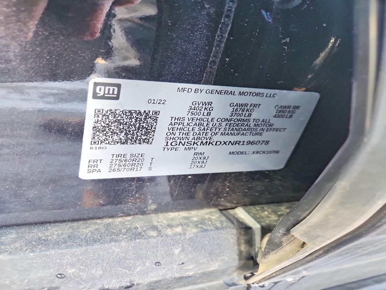 2022 Chevrolet Tahoe K1500 ls