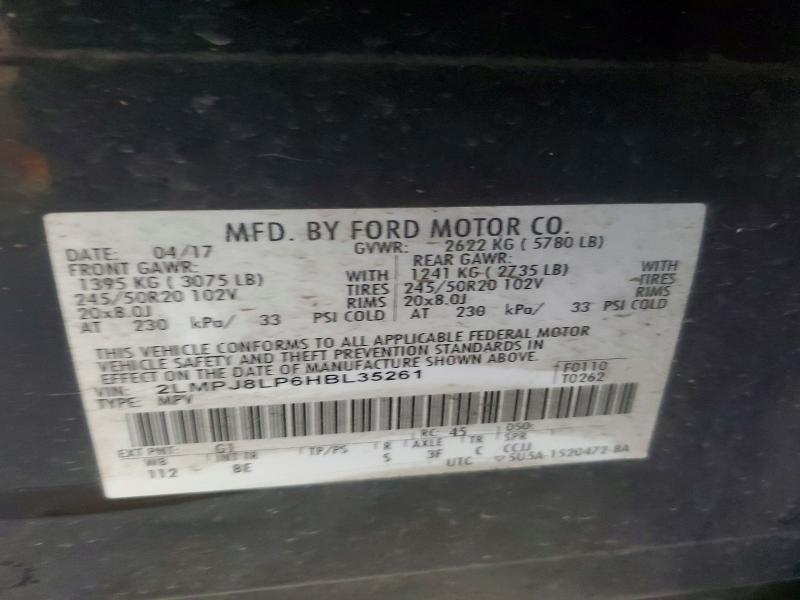 2017 Lincoln Mkx Reserve