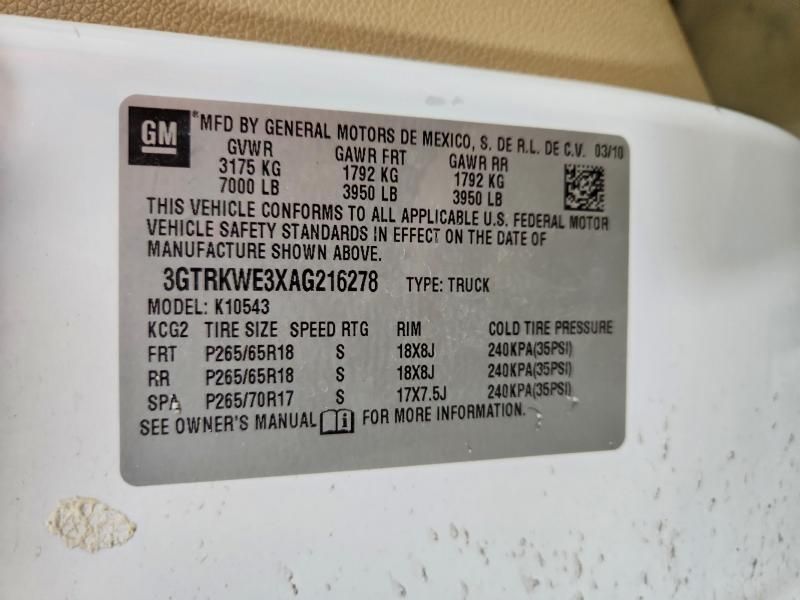 2010 GMC Sierra K1500 slt