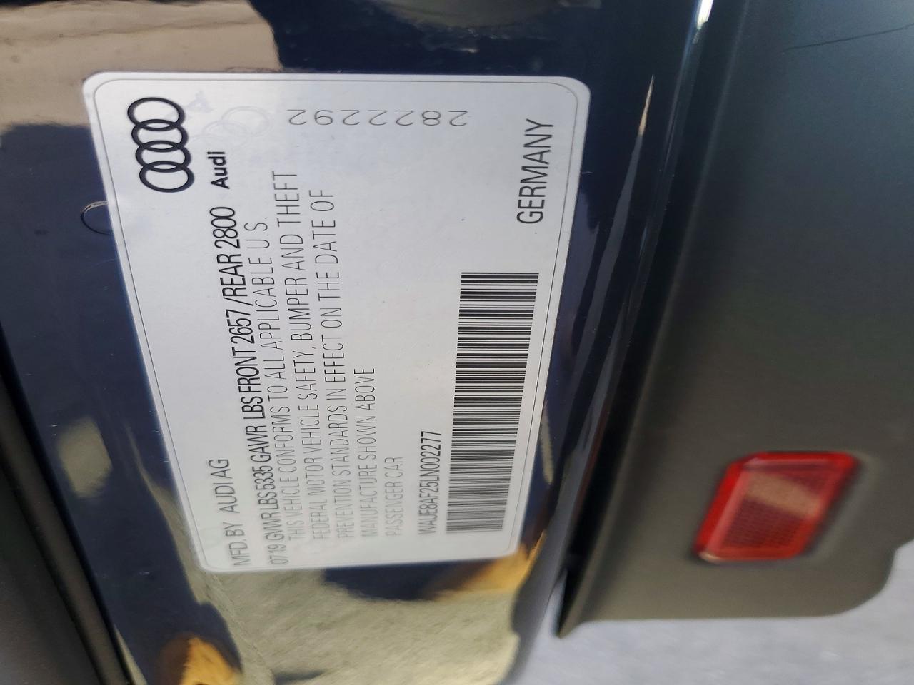2020 Audi A6 Premium Plus