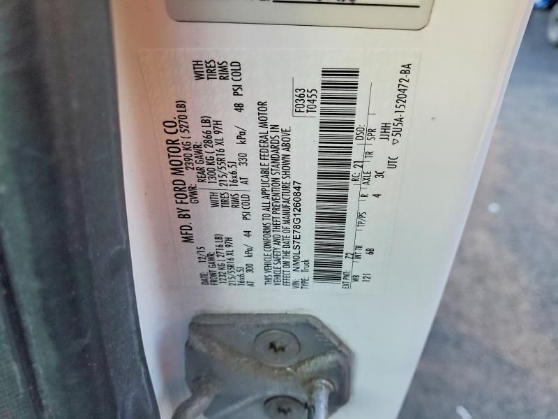 2016 Ford Transit Connect Utility / Service van