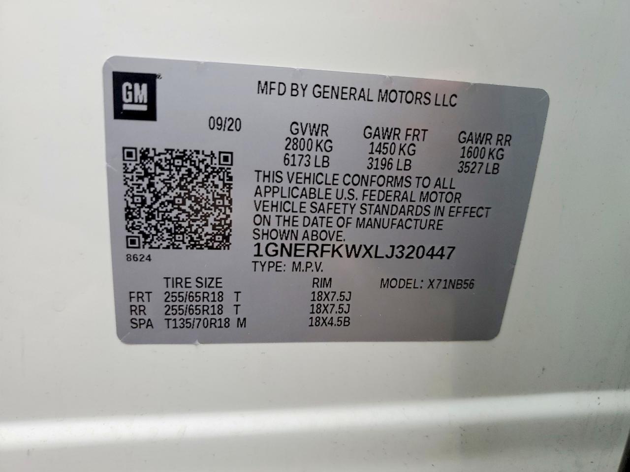 2020 Chevrolet Traverse ls