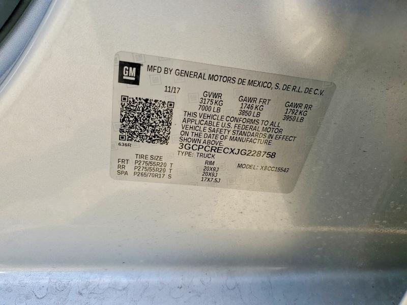 2018 Chevrolet Silverado C1500 LT