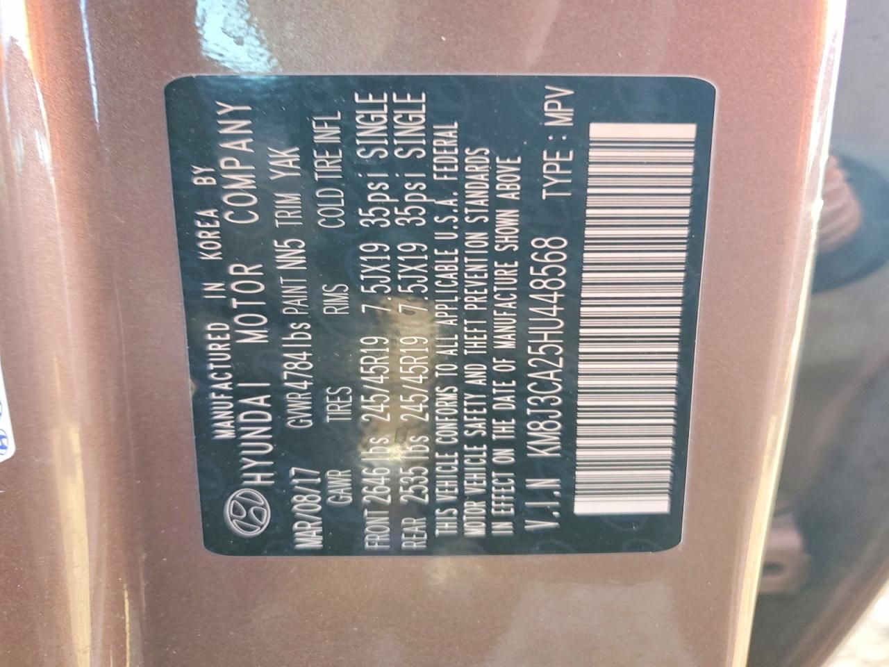 2017 Hyundai Tucson Limited