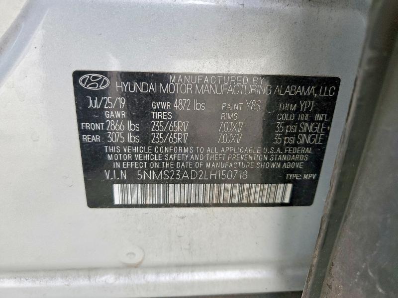 2020 Hyundai Santa fe se