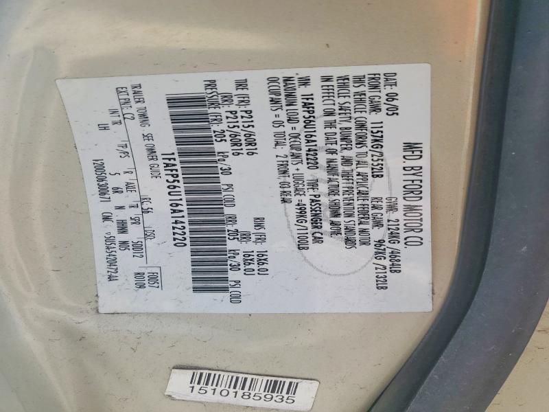 2006 Ford Taurus sel