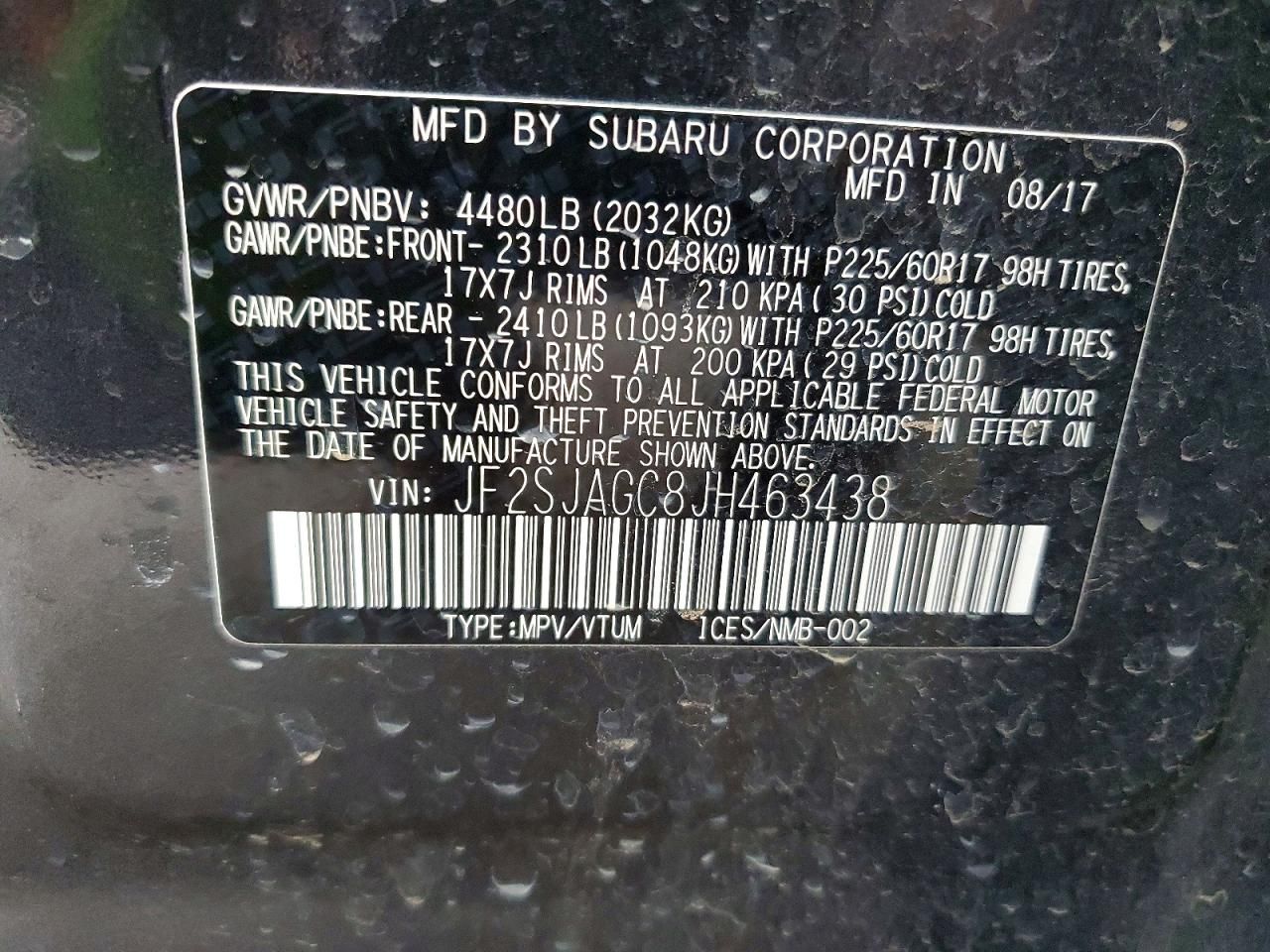 2018 Subaru Forester 2.5i Premium