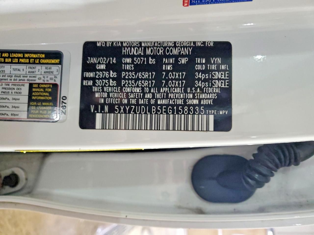 2014 Hyundai Santa fe Sport