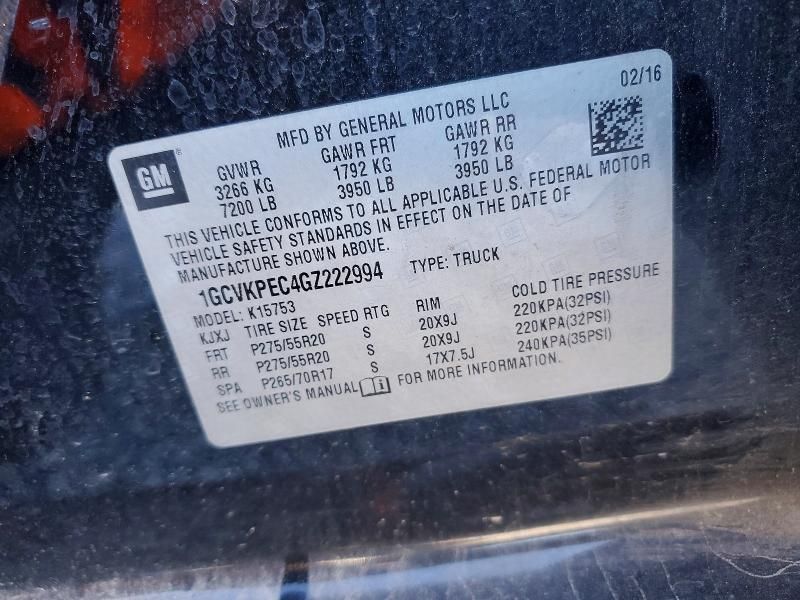 2016 Chevrolet Silverado K1500 Custom