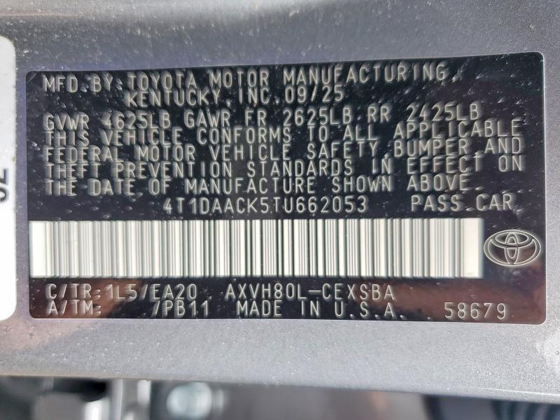 2026 Toyota Camry xse